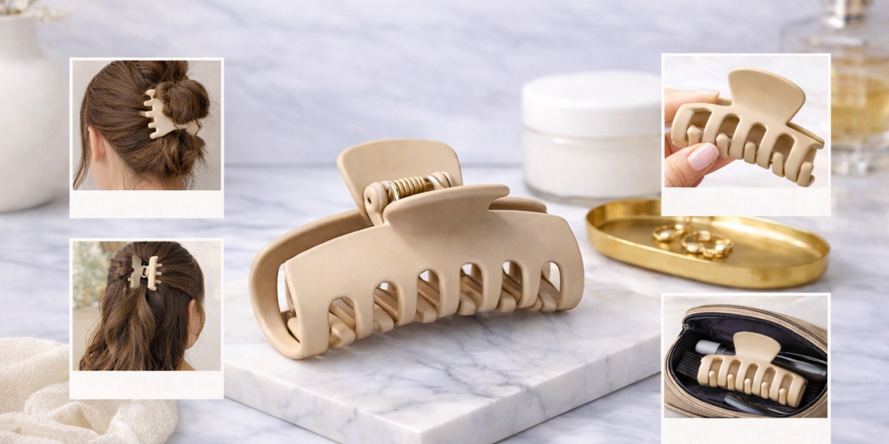 Elevate Your Everyday Hair Routine with a Stylish Claw Clip